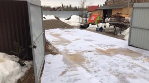 Подсыпка въезда на участок гравийным щебнем своими руками.