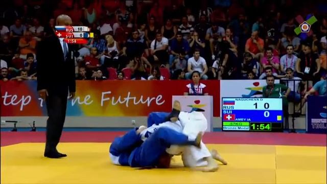 European Youth Olympic Festival Tbilisi 2015 Bronze -57kg NAGUCHEVA (RUS) vs. AMEY (SUI) смотреть онлайн