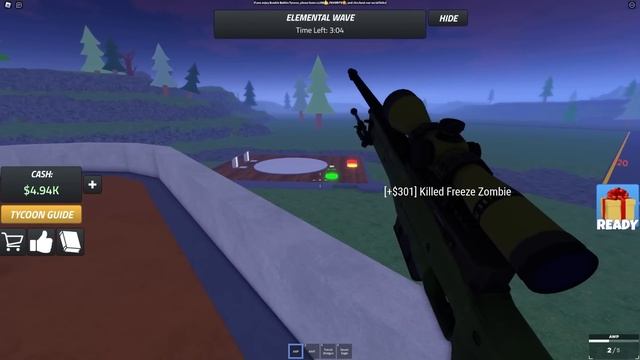 BUILD A FORTRESS TO SURVIVE AND BEAT THE ZOMBIES!! (Zombie Battle Tycoon Roblox) смотреть онлайн