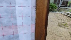 Крепление имитации бруса на фасад каркасного дома на саморезы. 5 серия
