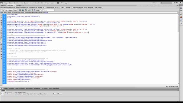 #3 Wordpress için Tema Yapıyoruz - Header.php смотреть онлайн