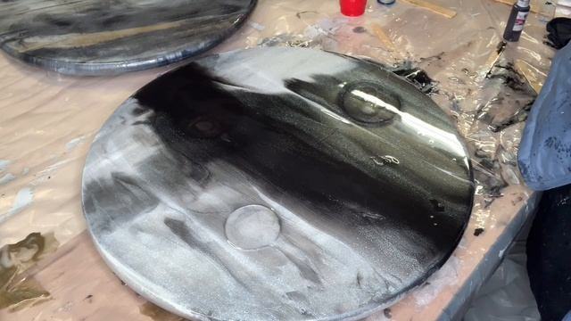 resin Art painting/epoxy on wood wall art смотреть онлайн