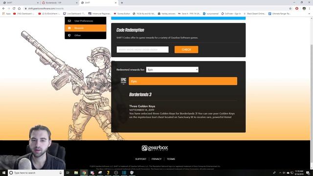 [Borderlands 3] How to Redeem 8 Free Golden Keys/ SHiFT Codes: Epic Loot! смотреть онлайн