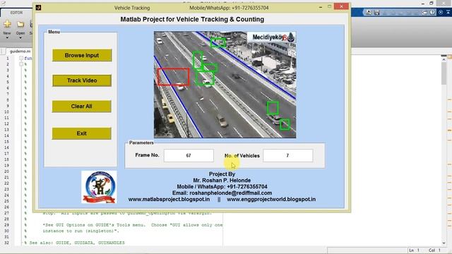 Matlab Project for Vehicle Tracking and Counting Full Source Code смотреть онлайн