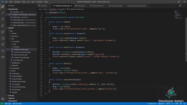 Tutorial Laravel || Relationship Many To Many In Laravel || Show Data Relationship part 3 смотреть онлайн