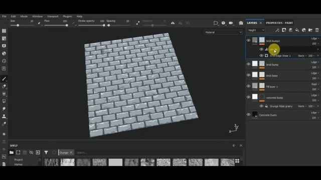 How to Create Brick Material in Substance Painter смотреть онлайн