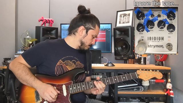 Strymon Iridium  Chime  Cab C  No Effects demo sounds  Fender strat deluxe players  pt.1