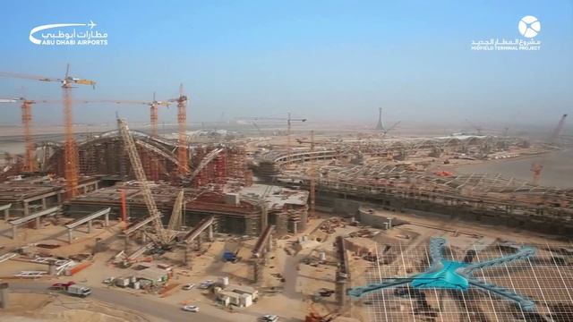 Watch the brilliant progress taking place at Abu Dhabi International Airport's Midfield Terminal смотреть онлайн
