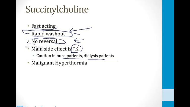 Neurology - 6. Anesthesia - 3.Neuromuscular Blockers Atf
