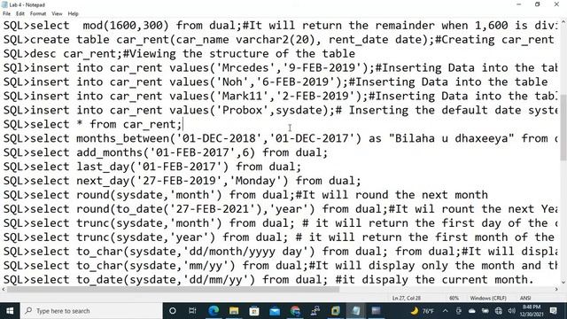 3 FUNCTIONS IN ORACLE SQL смотреть онлайн