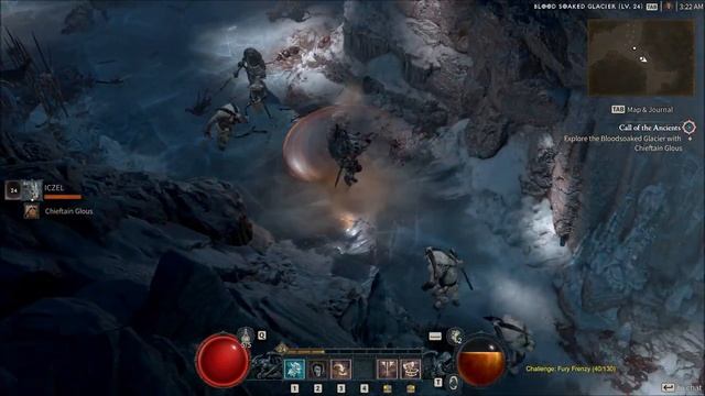 Hallowed Glacier - Call of the Ancients Sidequest - Diablo IV D4 Gameplay смотреть онлайн