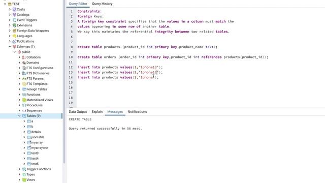 Foreign Keys in SQL #beginner #sql #postgres смотреть онлайн