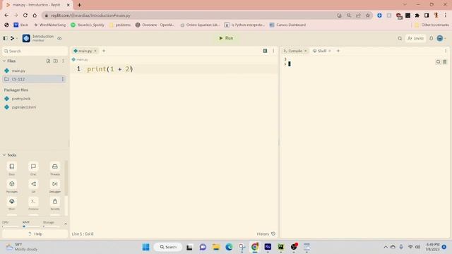 Introduction to repl.it and mathematical operators смотреть онлайн