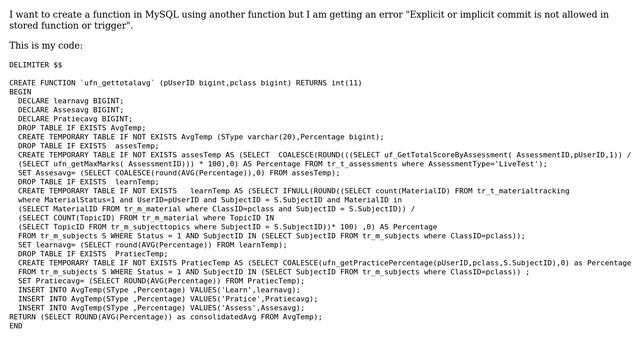 Databases: How to create function using another functions mysql? (2 Solutions!!) смотреть онлайн