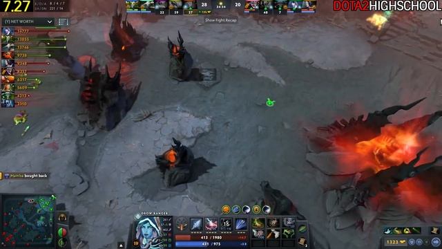 MIRACLE [Drow Ranger] Try Hard Scepter Base Defend Hard Game Dota 2 смотреть онлайн