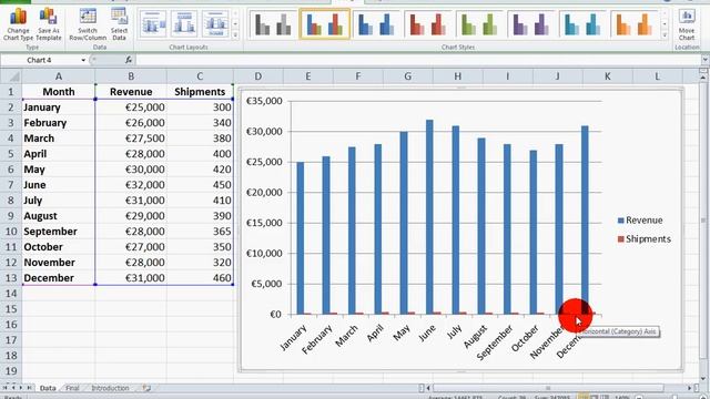 How To... Display Two Measures in a Bar-Line Chart in Excel 2010 смотреть онлайн