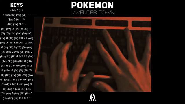 Pokemon Blue/Red - Lavender Town (Virtual Piano) ~ Jel смотреть онлайн
