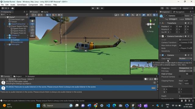 There are no audio listeners in the scene | #unity #error #solved смотреть онлайн