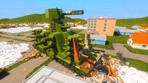 КВ-44 ПОЖИРАТЕЛЬ ПРОТИВ КВ-44 СИРЕНОГОЛОВОГО В БРИК РИГС! ЭВОЛЮЦИЯ и ЛЕГО БИТВЫ ТАНКОВ В BRICK RIGS