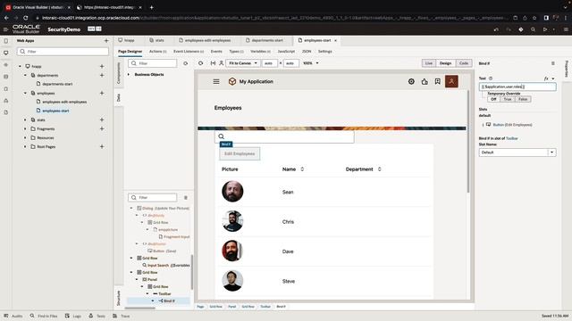 Role Based UI Security in Visual Builder смотреть онлайн