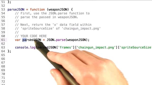 Inspecting JSON - HTML5 Game Development смотреть онлайн