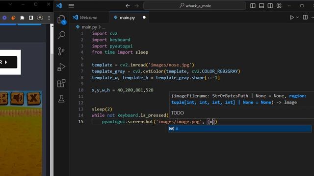 Sử dụng Python để tự động game Whack a Mole - match hình ảnh - cv2 matchTemplate смотреть онлайн