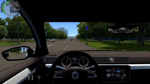 City Car Driving 1.5.8 Skoda Superb 2018 - G29｜+Download смотреть онлайн