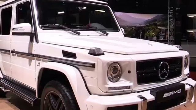 2017 Mercedes AMG G63 Exterior and Interior Walkaround 2017 Geneva Motor Show смотреть онлайн
