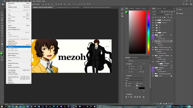 How To Make A CLEAN Anime Header/Banner In Photoshop 2022! (SUPER Easy Tutorial) смотреть онлайн