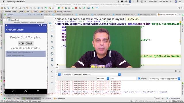 Curso Android - WebService Completo para Aplicativo Android - Crud PHP MYSQL смотреть онлайн
