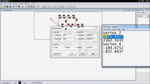 Load Autocad map to Epanet смотреть онлайн
