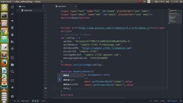 Write Data in Firebase Using SET смотреть онлайн
