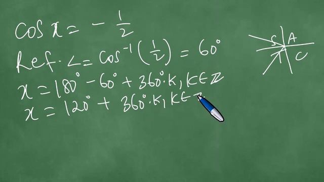 Grade12: Solve For X: Cosx + Cos2x + Cos3x = 0 .General Solution. IB CHALLENGE TRIGONOMETRY QUESTIO