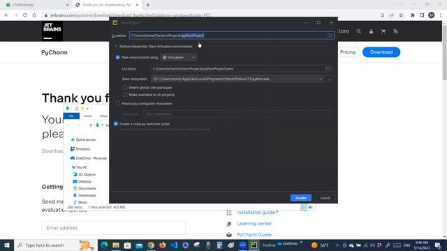 Python Tutorial Pycharm Setup смотреть онлайн