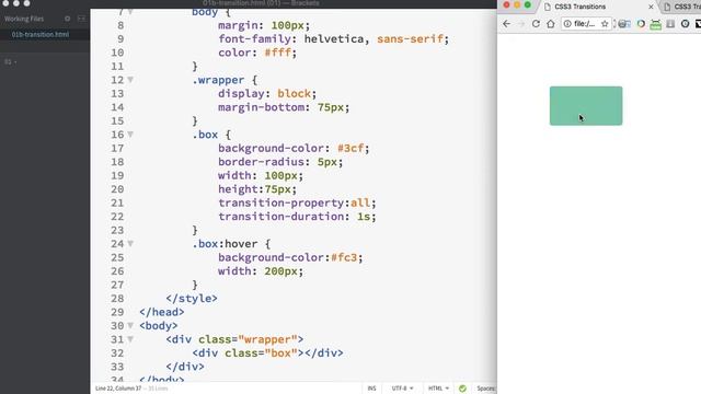 CSS Animation 03 -  Css Transitions Placement
