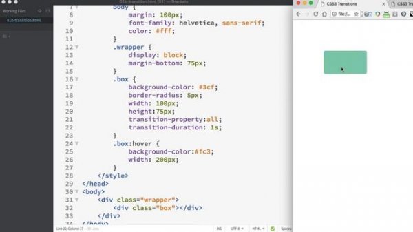 CSS Animation 03 - css transitions placement