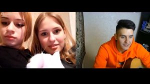 Реакция милых девушек на миллион подписчиков Раиля Арсланова в чат рулетке