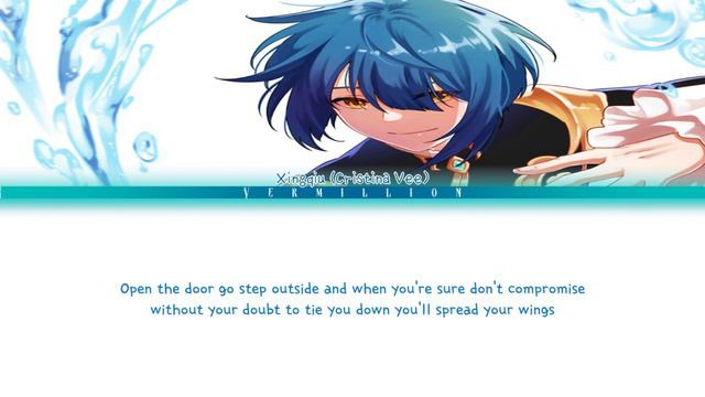 Xingqiu ENG VA sang 'Blue Bird' || [Color coded lyrics] (ENG) смотреть онлайн