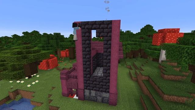 Nether House Tutorial | Crimson and Blackstone House смотреть онлайн