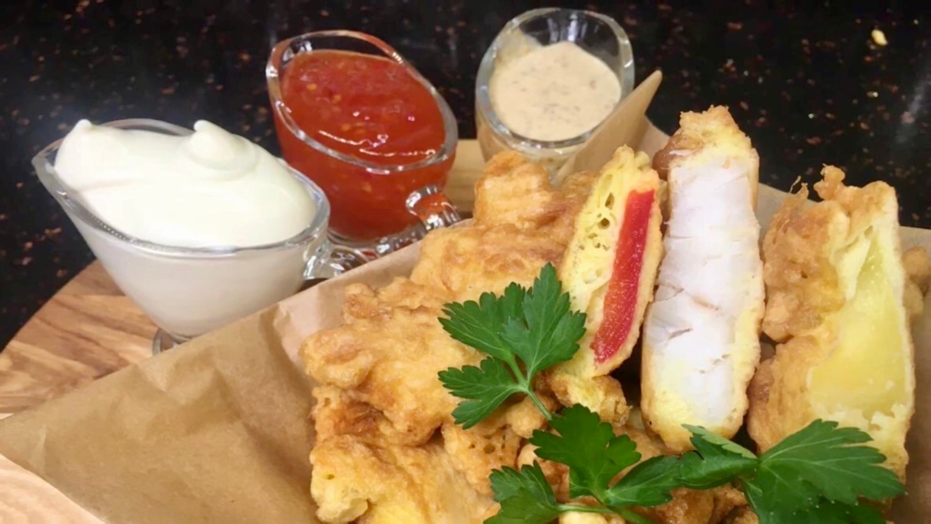 Воздушный Кляр . Подходит для рыбы , овощей , сосисок и морепродуктов ? смотреть онлайн