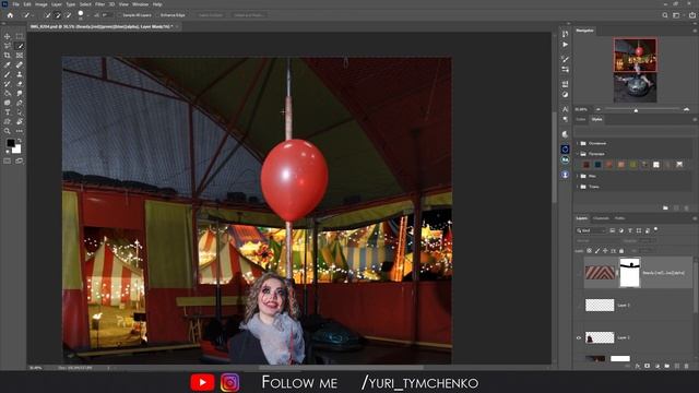 Обработка карнавальной фотографии в #Photoshop смотреть онлайн