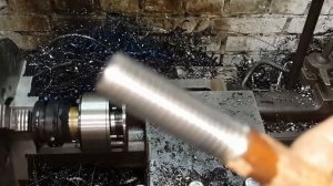 Накатка резьбы на шпильках с помощью головки ВНГН-3М
