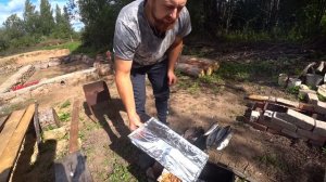 Фундамент из КАМНЯ своими руками