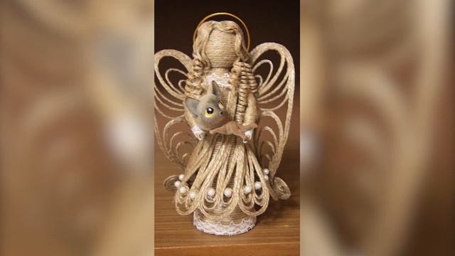 Красивые идеи поделок из джута. Подарок на любой праздник. DIY Джутовая филигрань смотреть онлайн