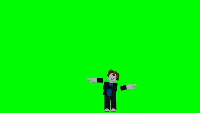 Roblox Bacon Hair Dancing Greenscreen смотреть онлайн