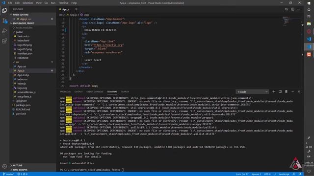 Añadiendo react-bootstrap al proyecto | Curso MERN STACK | #22 смотреть онлайн