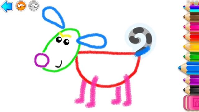 Рисуем Домашних животных смотреть онлайн