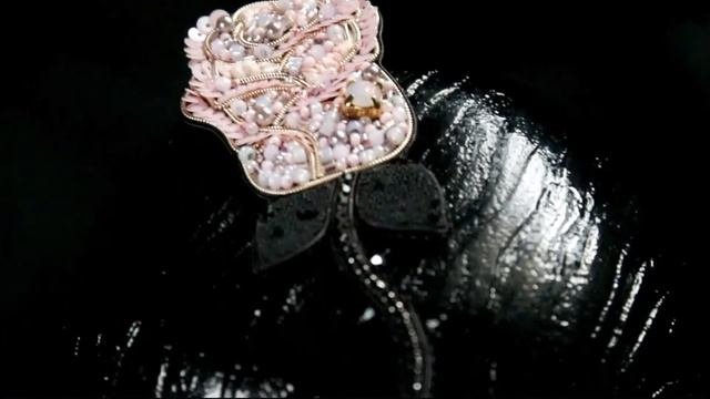 Брошь РОЗОЧКА. Pink Rose Brooch смотреть онлайн