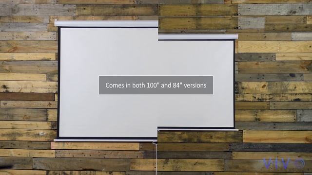 PS-M-100 Pull Down Projector Screen By VIVO