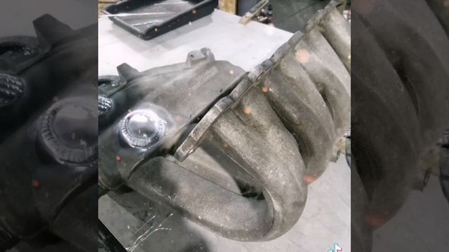 Сварка выпускного коллектора. смотреть онлайн